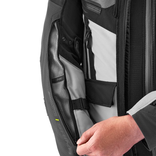 SHIMA TRACKER ADV Light Grey AA Мотоциклетная куртка Touring 3W из Cordura