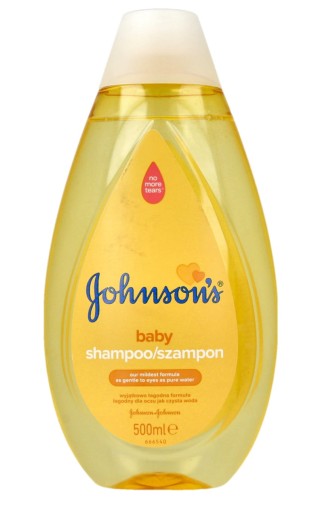 JOHNSON's BABY szampon do włosów 500 ml żółty