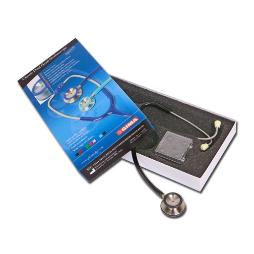 GIMA CLASSIC DUAL HEAD STETHO - ЧЕРНЫЙ