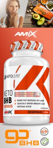 ЭКЗОГЕННЫЕ КЕТОНЫ Капсулы BHB, единственный сертифицированный кетоз Amix Keto Diet