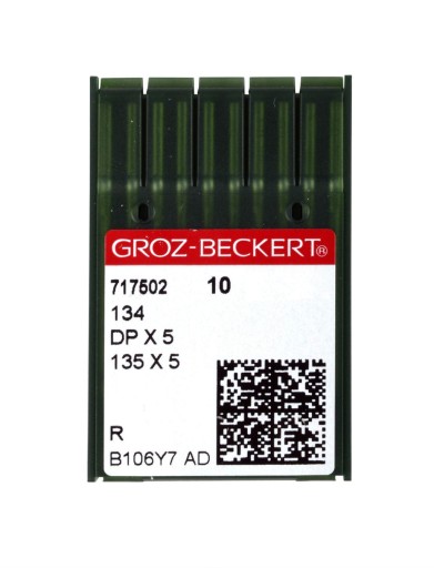Igły 135x5 DPx5 Groz Beckert 90 R gruba kolba