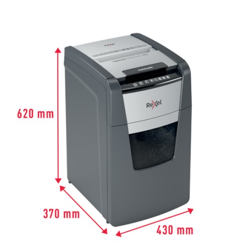 Niszczarka Rexel Optimum AutoFeed+ 150X, ścinki 4x