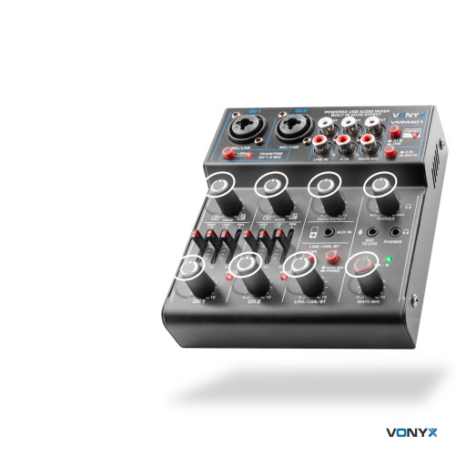 VMM401 4-канальный USB-микшер Vonyx