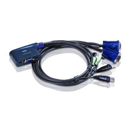 KVM-переключатель Aten CS62U на 2 компьютера