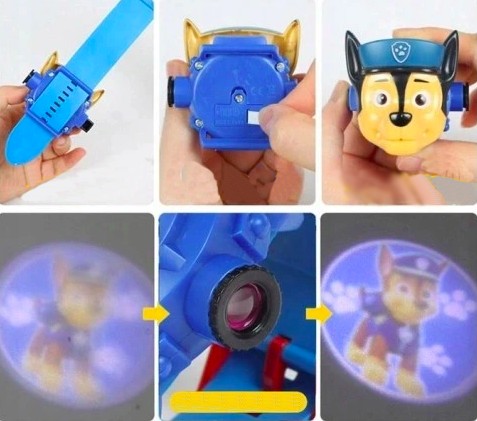 Детские часы PAW PATROL с проектором MARSHALL LED проектор 24 фото