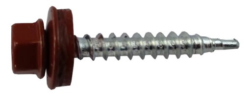 ВИНТЫ ДЛЯ ЛИСТОВОГО МЕТАЛЛА 4,8X35 RAL3009BRICK
