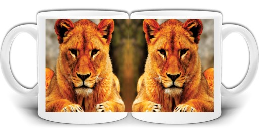 LEW LWICA ZWIERZĘTA NATURA KUBEK + PUDEŁKO GW434