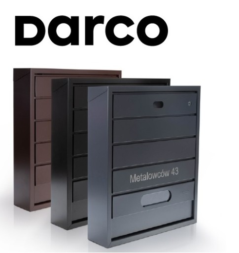 Почтовый ящик АНТРАЦИТ ГРАФИТ |Польский продукт для забора DARCO BSL-3
