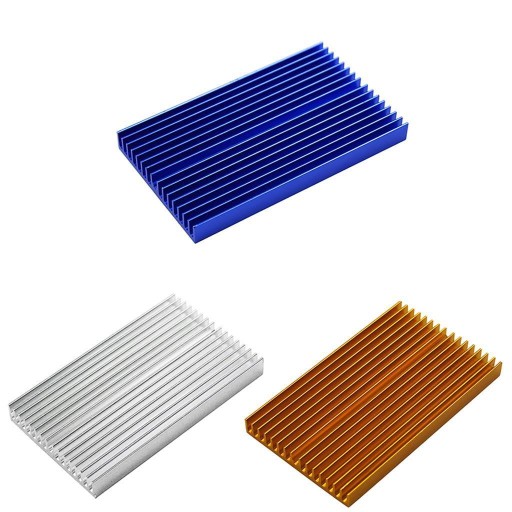 1 . aluminiowa chłodnica 100mm x 60mm x
