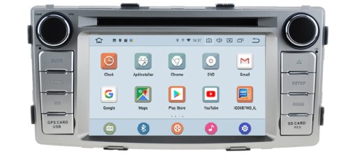 РАДИОНАВИГАЦИОННАЯ TOYOTA HILUX ANDROID 10 64GB +CAM