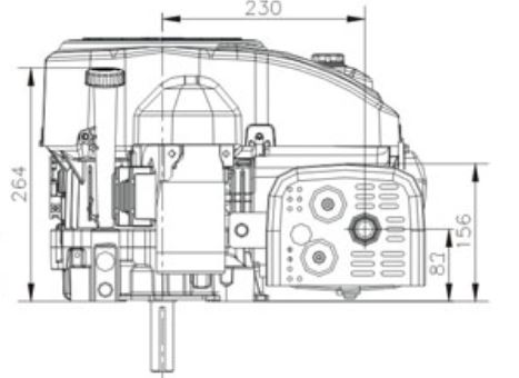 Двигатель внутреннего сгорания Loncin LC1P92F-1 для трактора