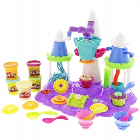 Play Doh ICE CASTLE B5523 HASBRO МОРОЖЕНОЕ ДЕСЕРТЫ ПЕЧЕНЬЕ большое