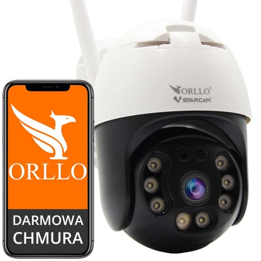 IP-камера Wi-Fi 8 Мп 4K Уличная вращающаяся беспроводная ORLLO Z20 CLOUD