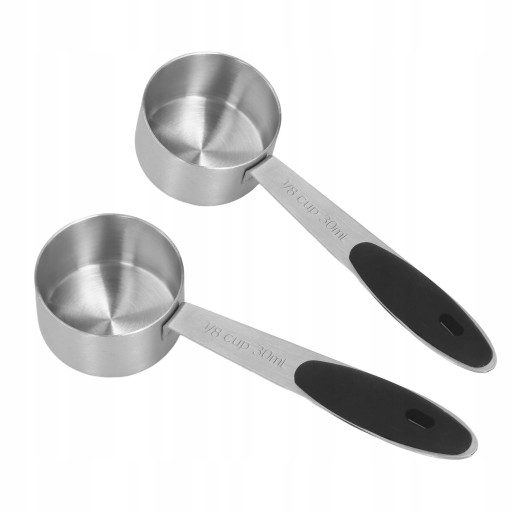 MIARKA DO KAWY HERBATY ŁYŻECZKA ŁYŻKA 1/8CUP 30ML 2SZT