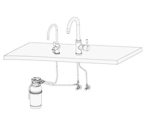 BRITA Professional C1000 AC Профессиональный фильтр для воды с насадкой и изливом