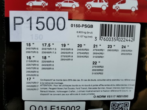 Цепи Polaire Steel Grip 17 MERC GLE 275/45R21 285/45R21 315/40R21