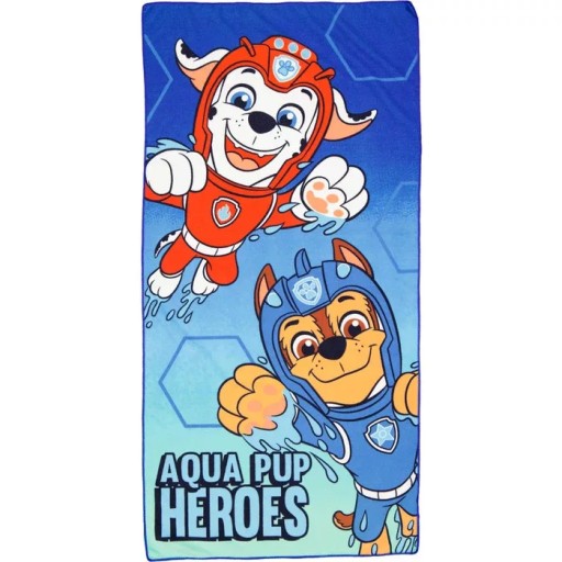 ПОЛОТЕНЦЕ PAW PATROL CHASE 60X120 ПЛЯЖНОЕ ОДЕЯЛО БАССЕЙН