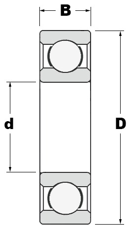 Подшипник 6204 2RS C3 PPL 20x47x14 ПОЛЬСКИЙ 2RSR 2RSH