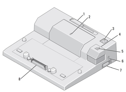 Док-станция Dell E-Port Latitude Precision PR03X K07A USB 3.0