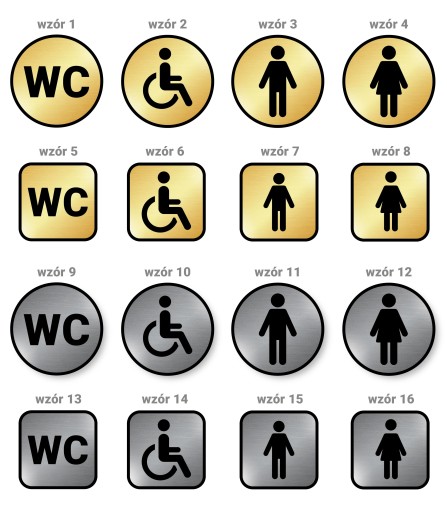 Tabliczka informacyjna WC