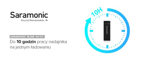 Беспроводной микрофон Saramonic Blink Go-D1