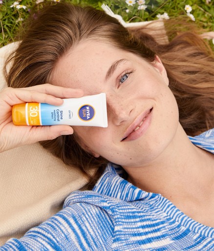 NIVEA SUN SHINE CONTROL Матирующий крем для лица с УФ-фильтром SPF30 50мл