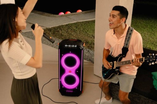 Динамик для вечеринок JBL Partybox 710 + комплект из 2 беспроводных микрофонов