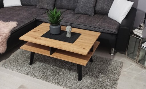 СОВРЕМЕННЫЙ ЖУРНАЛЬНЫЙ СТОЛИК ZIMBA LOFT ДУБ