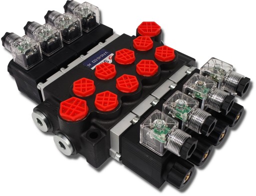 ROZDZIELACZ HYDRAULICZNY ELEKTRYCZNY 4 SEK 40L 24V