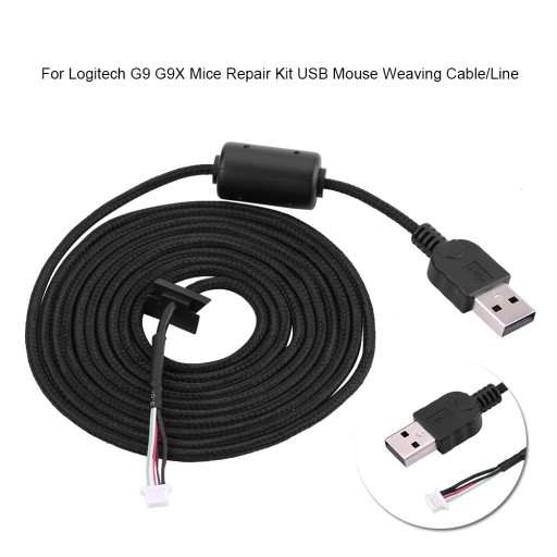 Аксессуары для ремонта кабеля USB-мыши длиной 2 метра для Logitech