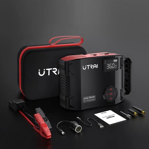 JUMP STARTER UTRAI BOOSTER POWERBANK КОМПРЕССОРНОЕ СТАРТЕРНОЕ УСТРОЙСТВО 4в1