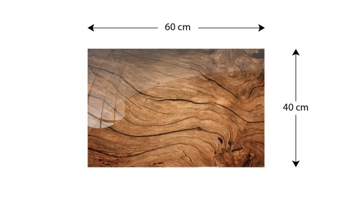 Магнитная стеклянная доска OLD WOOD 60x40см