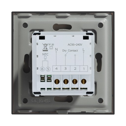 КОМНАТНЫЙ КОНТРОЛЛЕР ZIGBEE В СТЕКЛЯННОЙ РАМКЕ TUYA