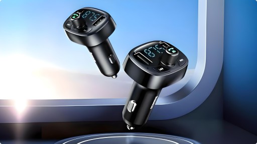 FM-ПЕРЕДАТЧИК BASEUS АВТОМОБИЛЬНОЕ ЗАРЯДНОЕ УСТРОЙСТВО BLUETOOTH MP3 2x USB SD/TF 3.4A