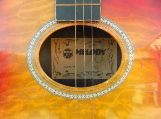Модель акустической гитары MELODY №; 3