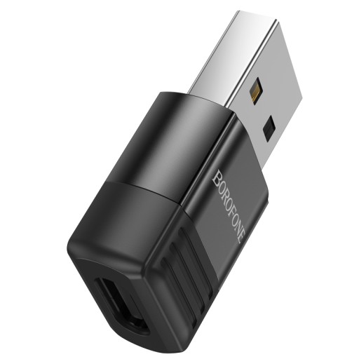 Переходник Borofone BV18 ​​— USB на Type C — черный