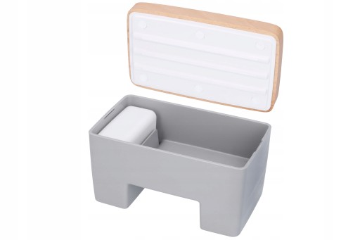 BUTTER DISH интеллектуальный контейнер для воды для сливочного масла, практичный серый контейнер