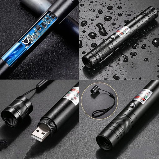 Лазерная зеленая USB-лазерная указка - очень