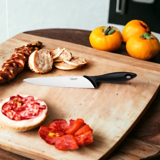 НОЖИ FISKARS НАБОР НОЖЕЙ ТОЧИЛКА ДЛЯ НОЖЕЙ ОВОЩЕОЧИСТКА 7 ЭЛЕМЕНТОВ