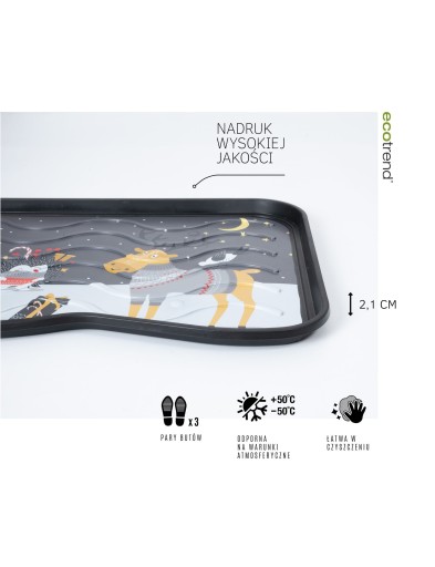 Коврик DRIP TRAY ПОЛКА ДЛЯ ОБУВИ PAD ВЫСОКИЕ края БОЛЬШОЙ 38x75
