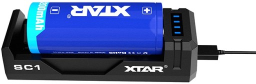 Зарядное устройство для литий-ионных аккумуляторов 18650 20700 21700 XTAR SC1 !!2A!