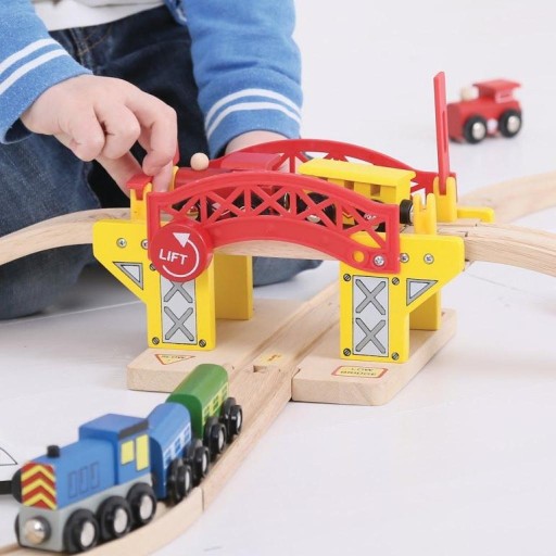 ДЕРЕВЯННЫЙ ПОДДОН ДЛЯ ПОДЪЕМНОГО МОСТА BIGJIGS BJT189