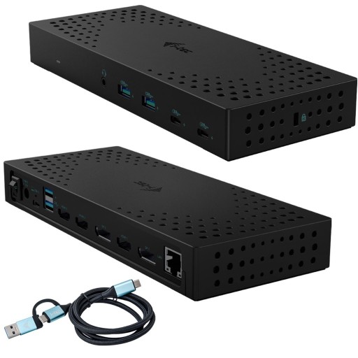 Stacja dokująca USB 3.0 / USB-C / Thunderbolt, 3+