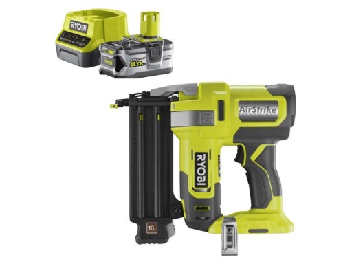 Гвоздезабиватель RYOBI R18GN18-0 + аккумулятор 5Ач + зарядное устройство