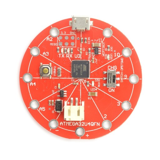 LilyPad Arduino USB — микроконтроллер ATmega32U4