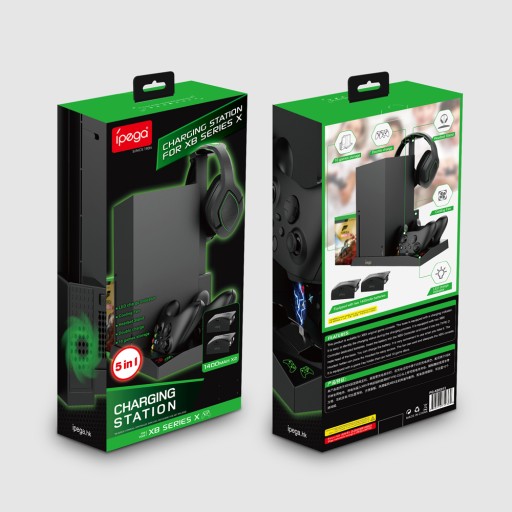 Охлаждающая станция iPega для Xbox Series X, 2 аккумулятора
