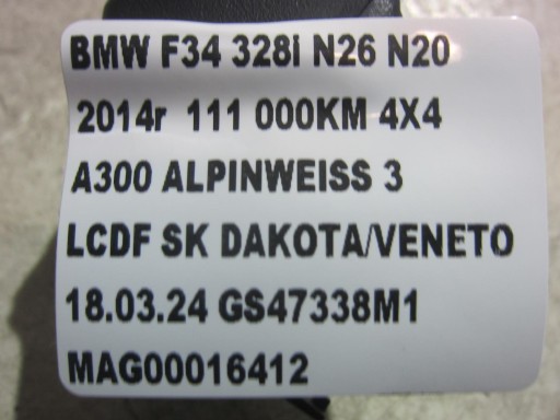 BMW F34 F20 F30 F83 F07 F10 X3 F25 КАМЕРА ЗАДНЕГО ЗАДАЧИ 66539240351 9240351