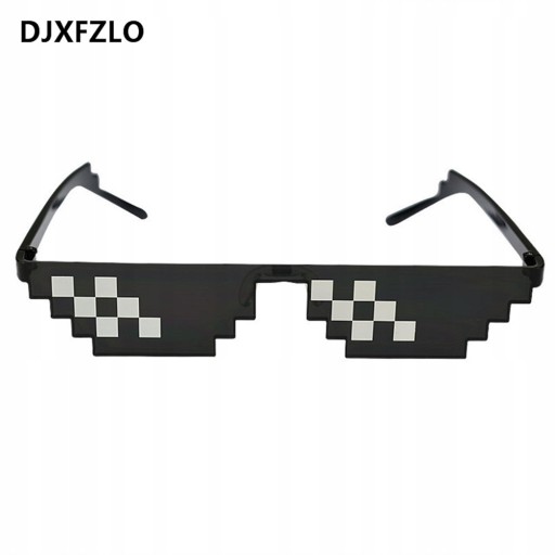 DJXFZLO 2020 Очки 8 бит MLG с пикселизацией