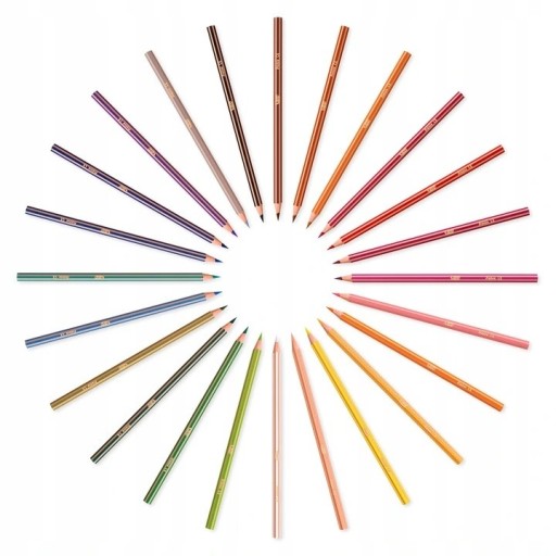 Мелки Eco Evolution Stripes 18+6 цветов BIC