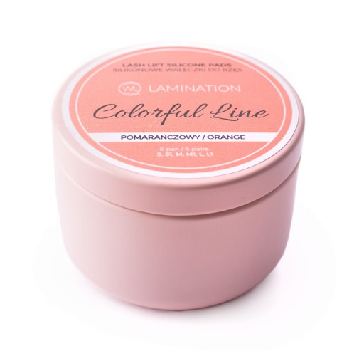 Wałeczki do laminacji Colorful Line Pomarańczowe